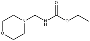 N-(Morpholinomethyl)carbamic acid ethyl ester Structure