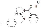 10-(4'-fluorobenzyl)-2,10-dihydroimidazo[2,1-b]quinazolin-5(3H)-one hydrochloride 구조식 이미지