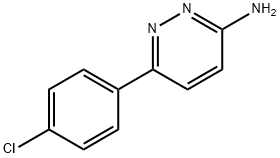 3-AMINO-6-(4-CHLOROPHENYL)PYRIDAZINE 구조식 이미지