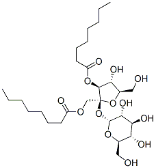 sucrose dioctanoate Structure