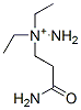 Hydrazinium,  1-(3-amino-3-oxopropyl)-1,1-diethyl-  (9CI) Structure