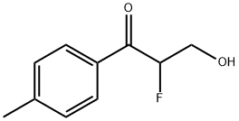 1-Propanone, 2-fluoro-3-hydroxy-1-(4-methylphenyl)- (9CI) Structure