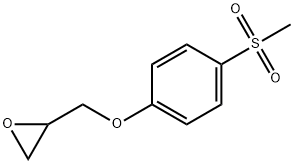 [[p-(methylsulphonyl)phenoxy]methyl]oxirane Structure