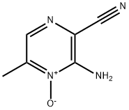 Pyrazinecarbonitrile, 3-amino-5-methyl-, 4-oxide (9CI) Structure