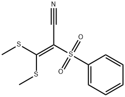 phenylsulfonyl ketenethioacetal Structure