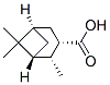 [1R-(1alpha,2beta,3alpha,5alpha)]-2,6,6-trimethylbicyclo[3.1.1]heptane-3-carboxylic acid  구조식 이미지