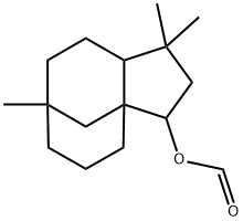 decahydro-1,1,7-trimethyl-3a,7-methano-3aH-cyclopentacyclooct-3-yl formate Structure