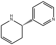 3-[(2S)-1,2,3,6-tetrahydropyridin-2-yl]pyridine Structure