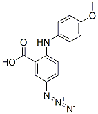 5-azido-2-[(4-methoxyphenyl)amino]benzoic acid Structure