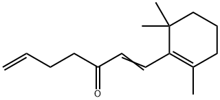 1-(2,6,6-trimethyl-1-cyclohexen-1-yl)hepta-1,6-dien-3-one 구조식 이미지