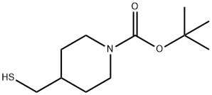 tert-butyl 4-(mercaptomethyl)piperidine-1-carboxylate Structure