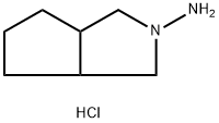 3-Amino-3-azabicyclo[3.3.0]octane hydrochloride 구조식 이미지
