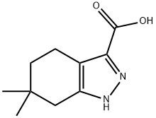 1H-인다졸-3-카르복실산,4,5,6,7-테트라히드로-6,6-디메틸- 구조식 이미지