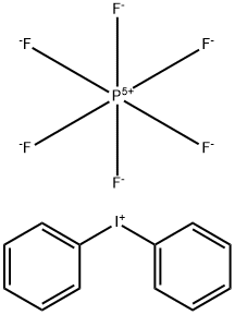 Diphenyliodonium hexafluorophosphate 구조식 이미지