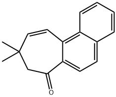 8,9-Dihydro-9,9-dimethyl-7H-cyclohepta[a]naphthalen-7-one Structure