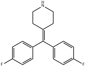 4-[BIS-(4-플루오로페닐)메틸렌]피페리딘 구조식 이미지