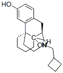 dN-시클로부틸메틸-3,14-디히드록시모르피난 구조식 이미지