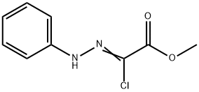 METHYL 2-CHLORO-2-N''-(PHENYL)HYDRAZINO ACETATE 구조식 이미지