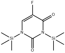 O,O'-BIS(TRIMETHYLSILYL)-5-FLUOROURACIL Structure
