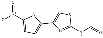 N-[4-(5-Nitro-2-thienyl)-2-thiazolyl]formamide Structure