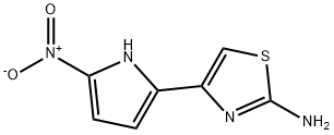 4-(5-Nitro-1H-pyrrol-2-yl)-2-thiazolamine 구조식 이미지