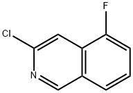 이소퀴놀린,3-클로로-5-플루오로- 구조식 이미지
