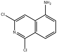 1,3-디클로로이소퀴놀린-5-아민 구조식 이미지