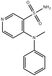 4-(메틸페닐아미노)피리딘-3-술폰아미드 구조식 이미지