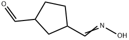 1,3-Cyclopentanedicarboxaldehyde, monooxime (9CI) Structure