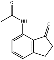 N-(3-옥소-2,3-디하이드로-1H-인덴-4-일)아세트아미드 구조식 이미지