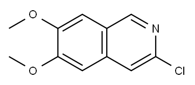 3-CHLORO-6,7-DIMETHOXYISOQUINOLINE Structure
