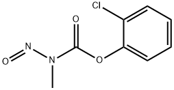 Methylnitrosocarbamic acid 2-chlorophenyl ester Structure