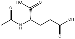 N-Acetyl-DL-glutamic acid 구조식 이미지