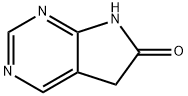 6H-Pyrrolo[2,3-d]pyrimidin-6-one, 5,7-dihydro- (8CI) 구조식 이미지