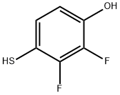 Phenol, 2,3-difluoro-4-mercapto- (9CI) Structure