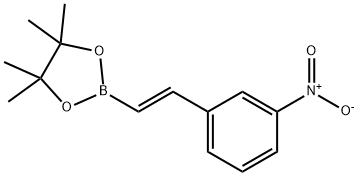 3-nitro-trans-beta-styrylboronic acid pinacol ester Structure