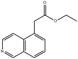 5-Isoquinolineacetic acid, ethyl ester Structure