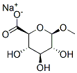 1-O-METHYL-BETA-D-GLUCURONIC ACID, SODIUM SALT 구조식 이미지