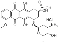 58199-96-5 8-Desacetyl-8-carboxy Daunorubicin Hydrochloride