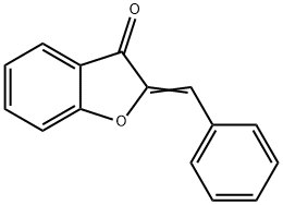 2-Benzylidene-3(2H)-benzofuranone 구조식 이미지