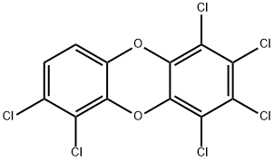 1,2,3,4,6,7-HEXACHLORODIBENZO-P-DIOXIN Structure