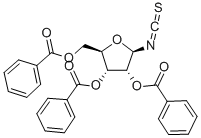 2 3 5-TRI-O-BENZOYL-BETA-D-RIBOFURANOSYL 구조식 이미지