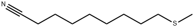 9-Methylthiononanenitrile Structure