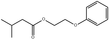 2-phenoxyethyl isovalerate Structure