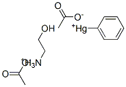 Phenylmercuric monoethanolammonium acetate Structure