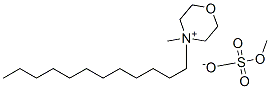 4-dodecyl-4-methylmorpholinium methyl sulphate Structure