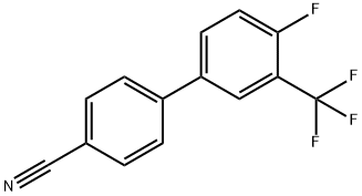 4'-Cyano-4-fluoro-3-(trifluoroMethyl)biphenyl Structure