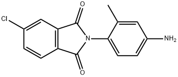 N-(4-AMINO-2-METHYLPHENYL)-4-CHLOROPHTHALIMIDE Structure