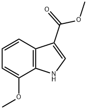 7-METHOXYINDOLE-3-CARBOXYLIC ACID METHYL ESTER Structure
