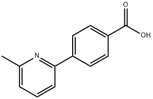 4-(6-Methylpyridin-2-yl)benzoic acid Structure